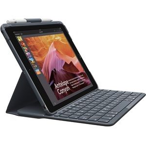Logitech iPad Slim Folio: Case with Wireless Keyboard.
